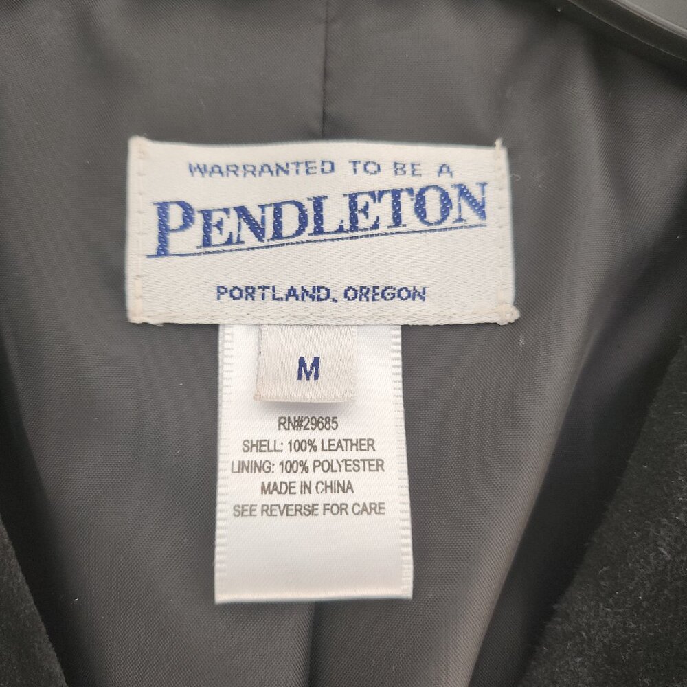 Pendleton Black Suade Leather Jacket - image 2